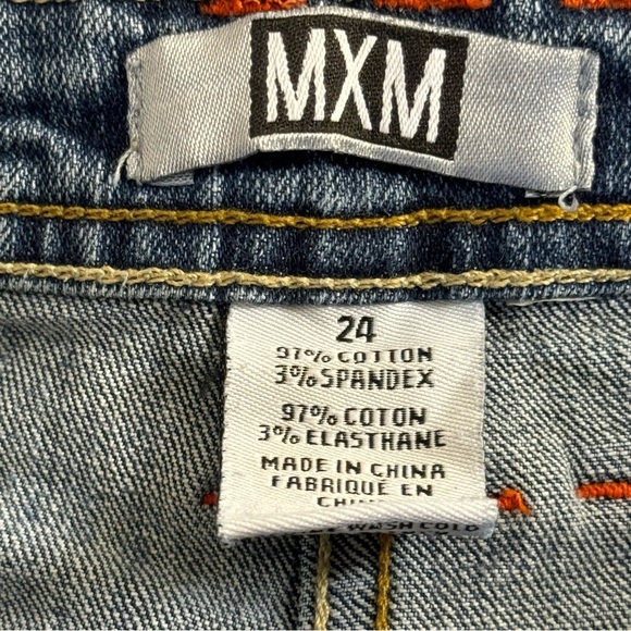 MXM Women’s Jeans 24 Blue Vintage - Picture 10 of 15